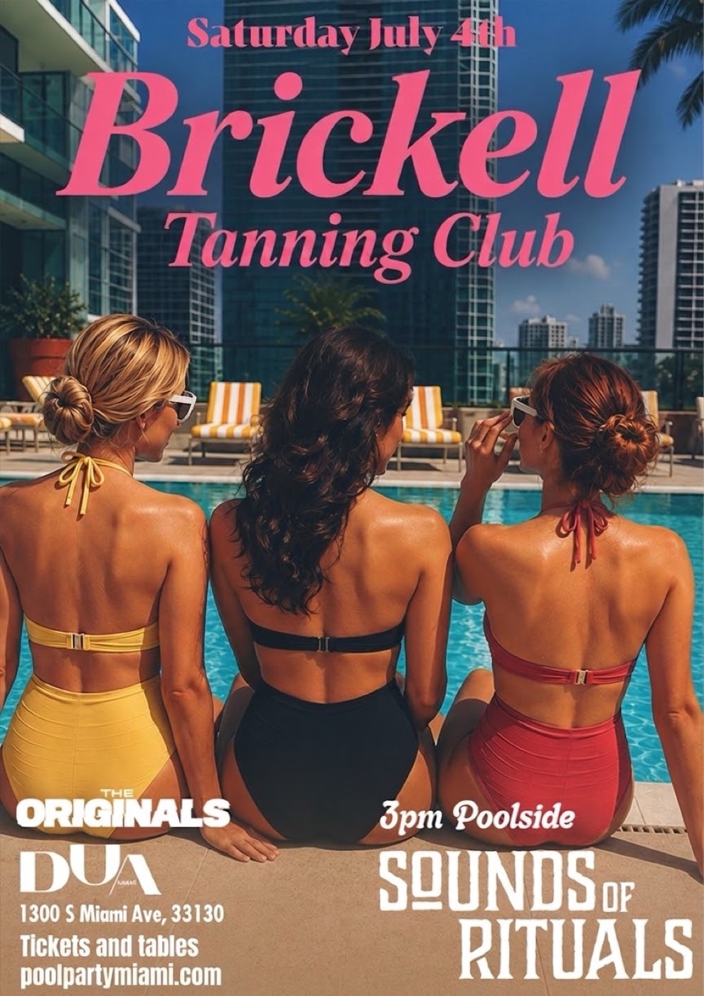 Brickell Tanning Club at DUA Miami - Saturday July 4, 2026