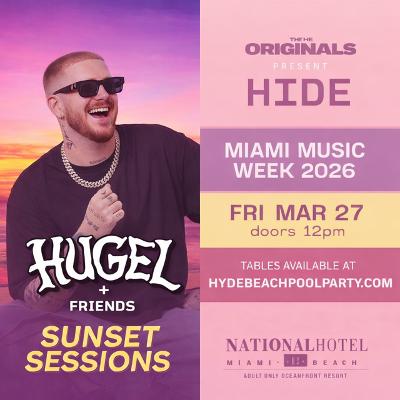 Friday March 27 at National Hotel with Sounds by HUGEL